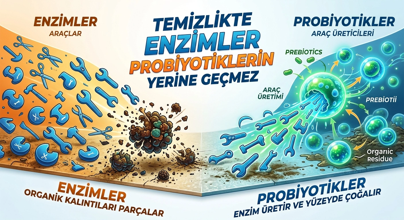 enzimatik temizlik ve probiyotikli temizlik farkı